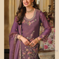 Shimmer Silk With Embroidery Work Dual Tone Palazzo Suits Near Me