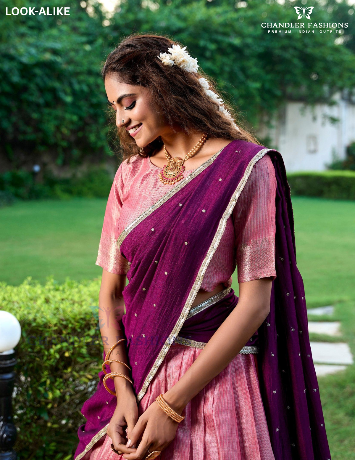 Pink Color Kanchi Silk With Zari Work Traditional Lehenga Choli Near Me