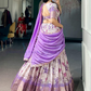 Floral Print And Zari Work Lehenga Choli In USA