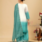 Blue Color Georgette With Sequins And Embroidery Work Palazzo Suits In USA