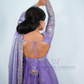 Lavender Color Fendy Satin With Anarkali Suits For Women In USA