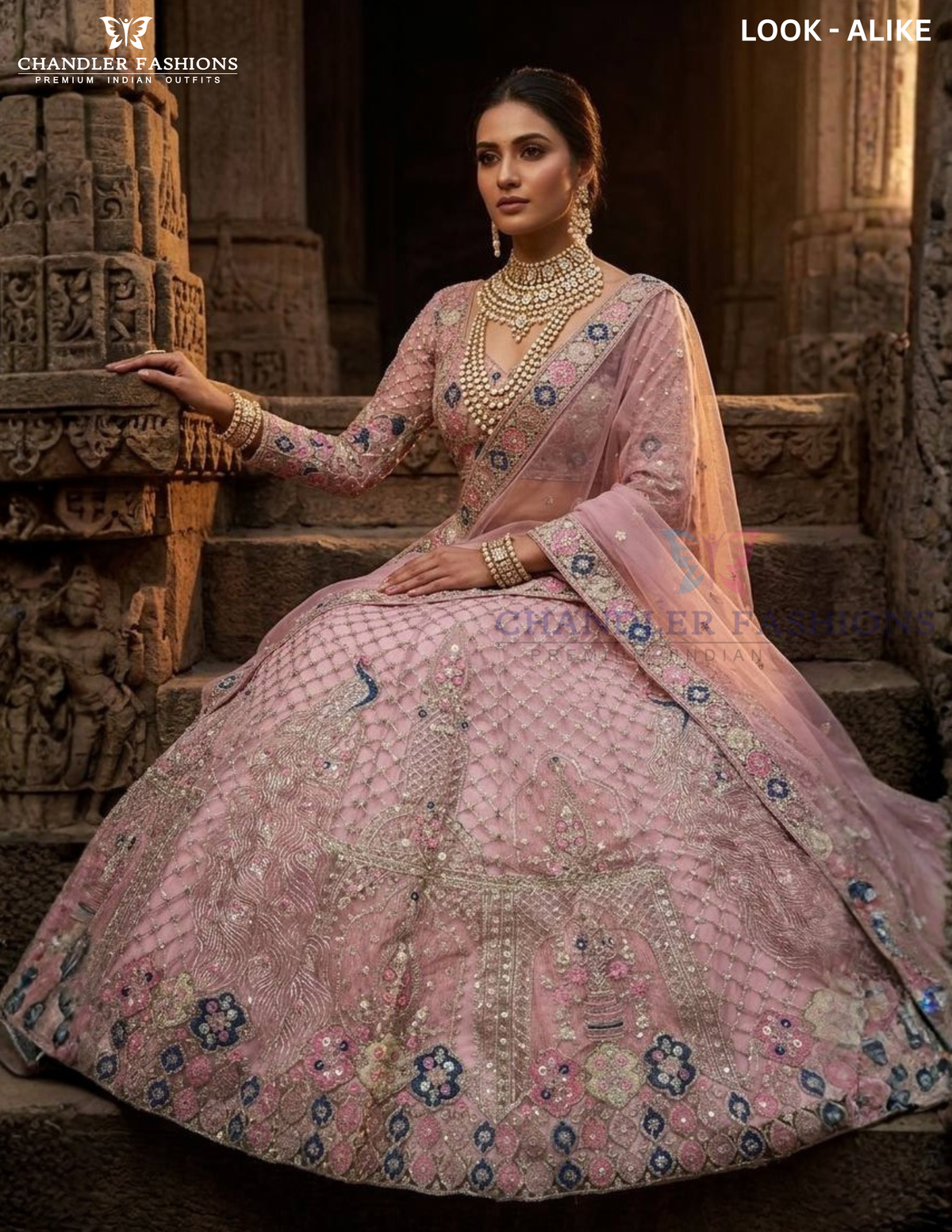 Pink Color Net With Embroidery And Sequins Work Lehenga Choli Near Me
