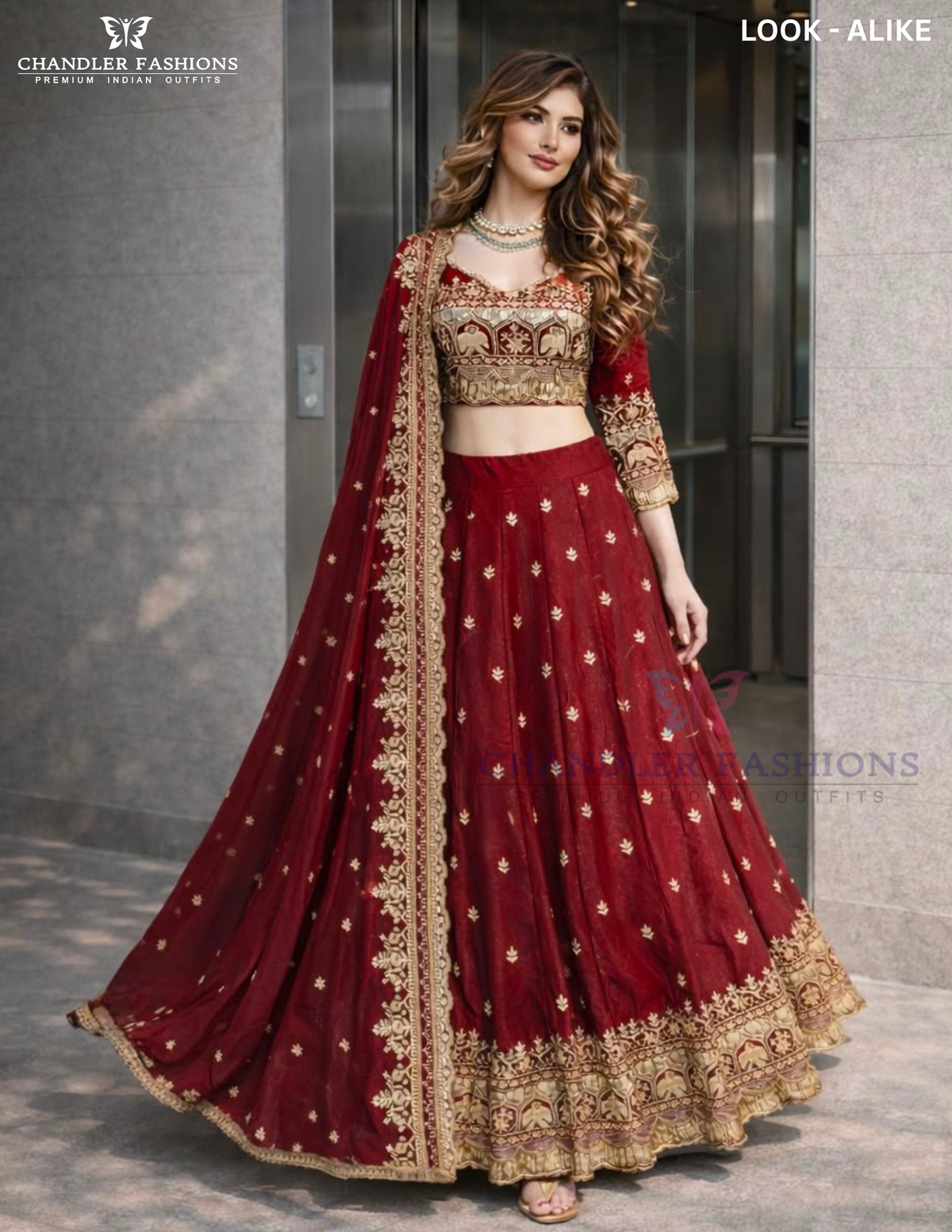 Fendy Silk With Embroidery And Sequins Work Lehenga Choli In Sedona