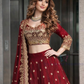 Maroon Color Fendy Silk With Embroidery And Sequins Work Lehenga Choli Near Me