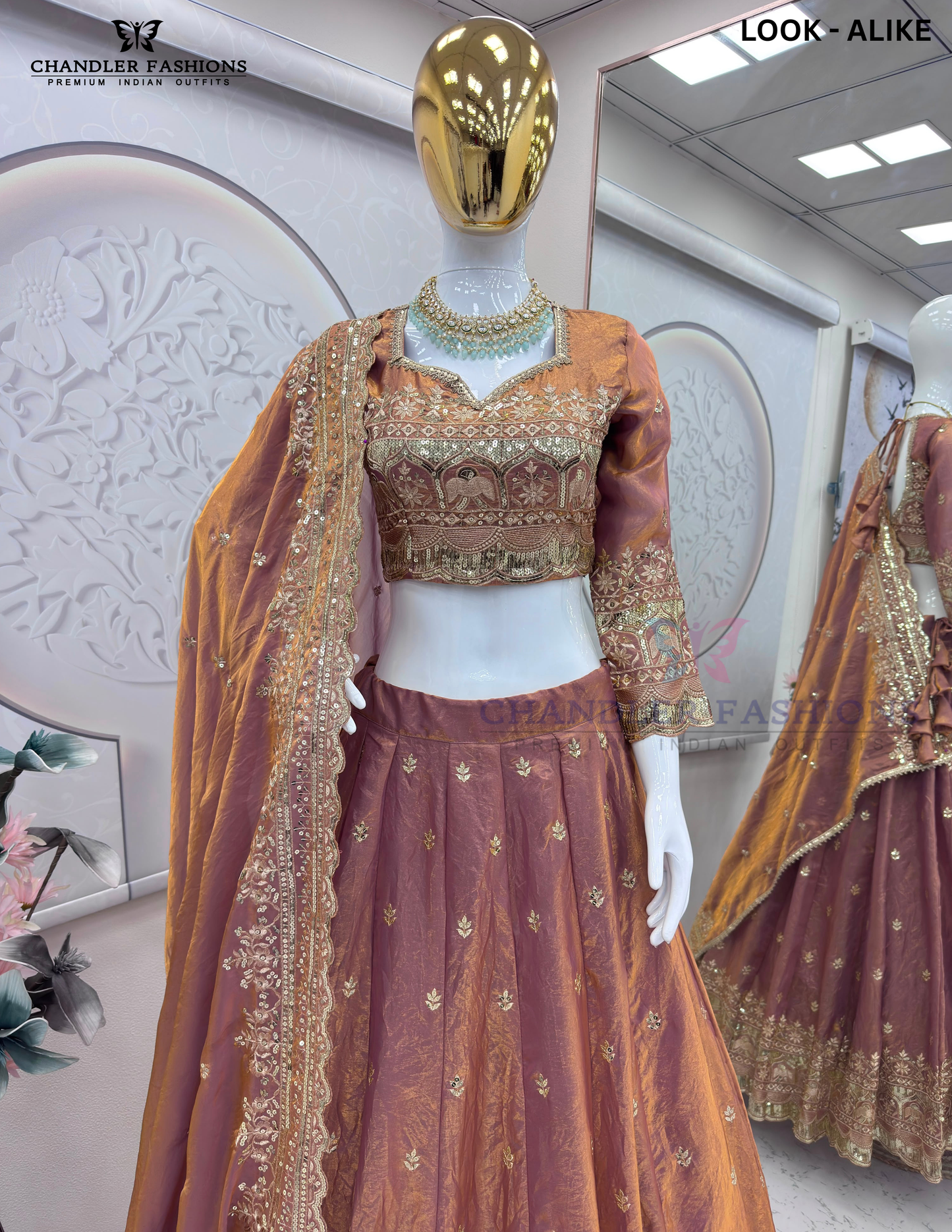 Onion Pink Color Fendy Silk Lehenga Choli With Dupatta In Mesa