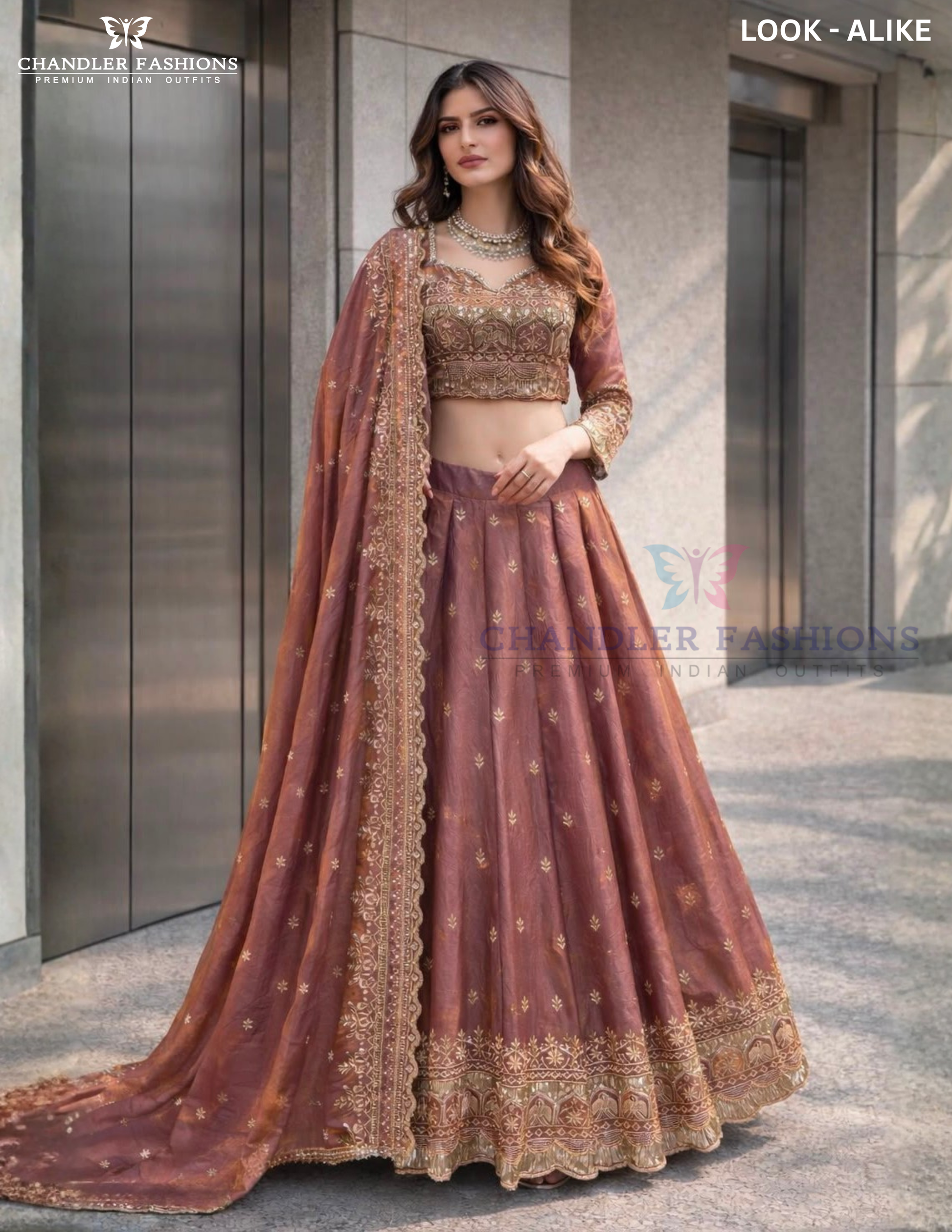 Beautiful Onion Pink Color Fendy Silk With Embroidery And Sequins Work Lehenga Choli With Dupatta
