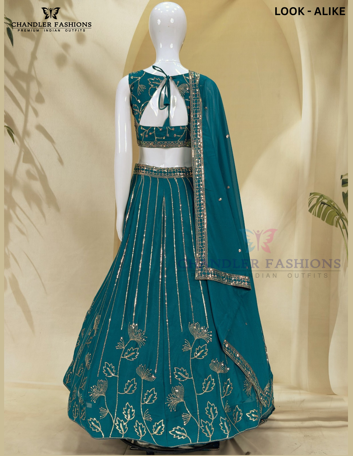 Sequins And Embroidery Work Lehenga Choli In Tempe