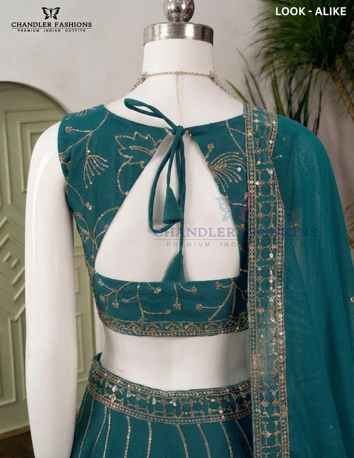 Georgette With Sequins And Embroidery Work Lehenga Choli In Arizona