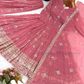 Pink Color Crunchy Silk Anarkali Suits With Dupatta In Mesa