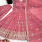 Pink Color Embroidery And Sequins Work Anarkali Suits In Tempe