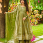 Crunchy Silk With Embroidery And Sequins Work Anarkali Suits In USA