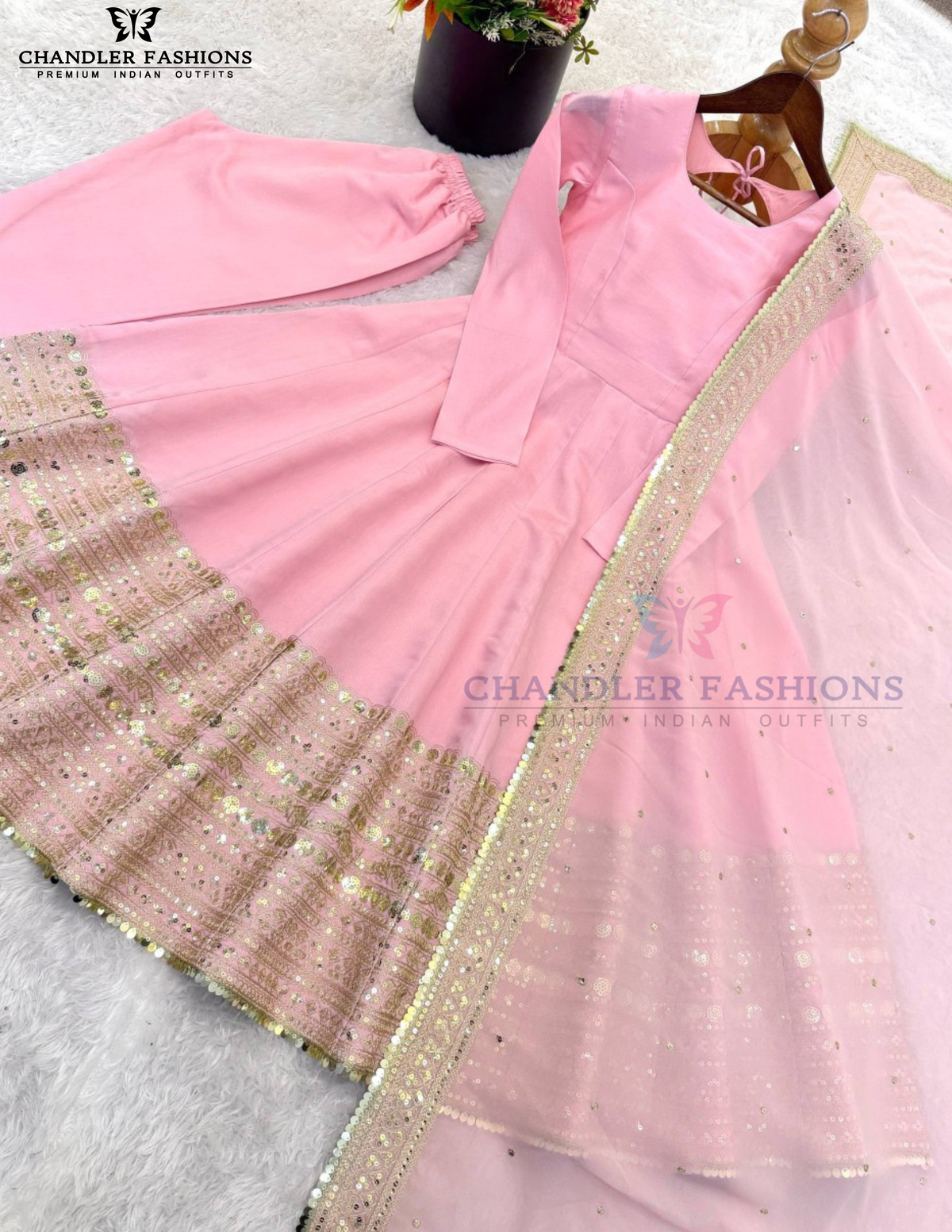 Roman Silk Anarkali Suits With Dupatta In Phoenix