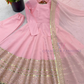 Light Pink Color Anarkali Suits With Dupatta In Surprise
