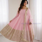 Sequins Work Anarkali Suits With Dupatta In Gilbert