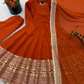 Roman Silk Sequins Work Anarkali Suits With Dupatta In Prescott