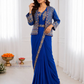 Blue Color Ready To Wear Saree In Tempe