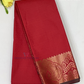 Amazing Red Color Red Art Silk Saree Gold Zari Border With Traditional And Floral Motifs For Women