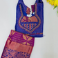 Violet And Purple Color Art Silk Langa Set With Zari Work Near Me