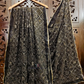 Attractive Black Color Georgette With Printed And Zari Work Dupatta For Women