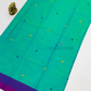 Stunning Green Color Cotton Saree Thread Work For Women