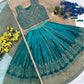 Green Color Embroidery And Sequins Work Choli Set In Sedona