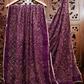 Elegant Purple Color Georgette With Printed And Zari Work Dupatta For Women