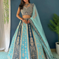 Georgette With Sequins Embroidery Work Lehenga Choli In USA