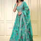 Terrific Blue Color Organza With Embroidery And Sequins Work Lehenga Choli With Dupatta For Women