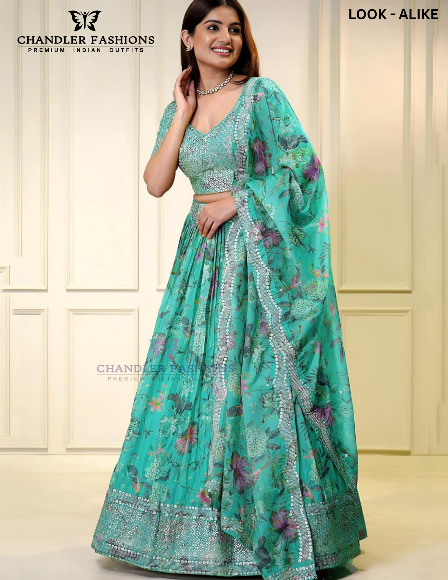 Terrific Blue Color Organza With Embroidery And Sequins Work Lehenga Choli With Dupatta For Women