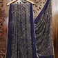 Beautiful Blue Color Georgette With Printed And Zari Work Dupatta For Women