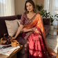 Maroon Color Fendy Chiffon Saree Near Me