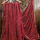 Alluring Pink Color Georgette With Printed And Zari Work Dupatta For Women