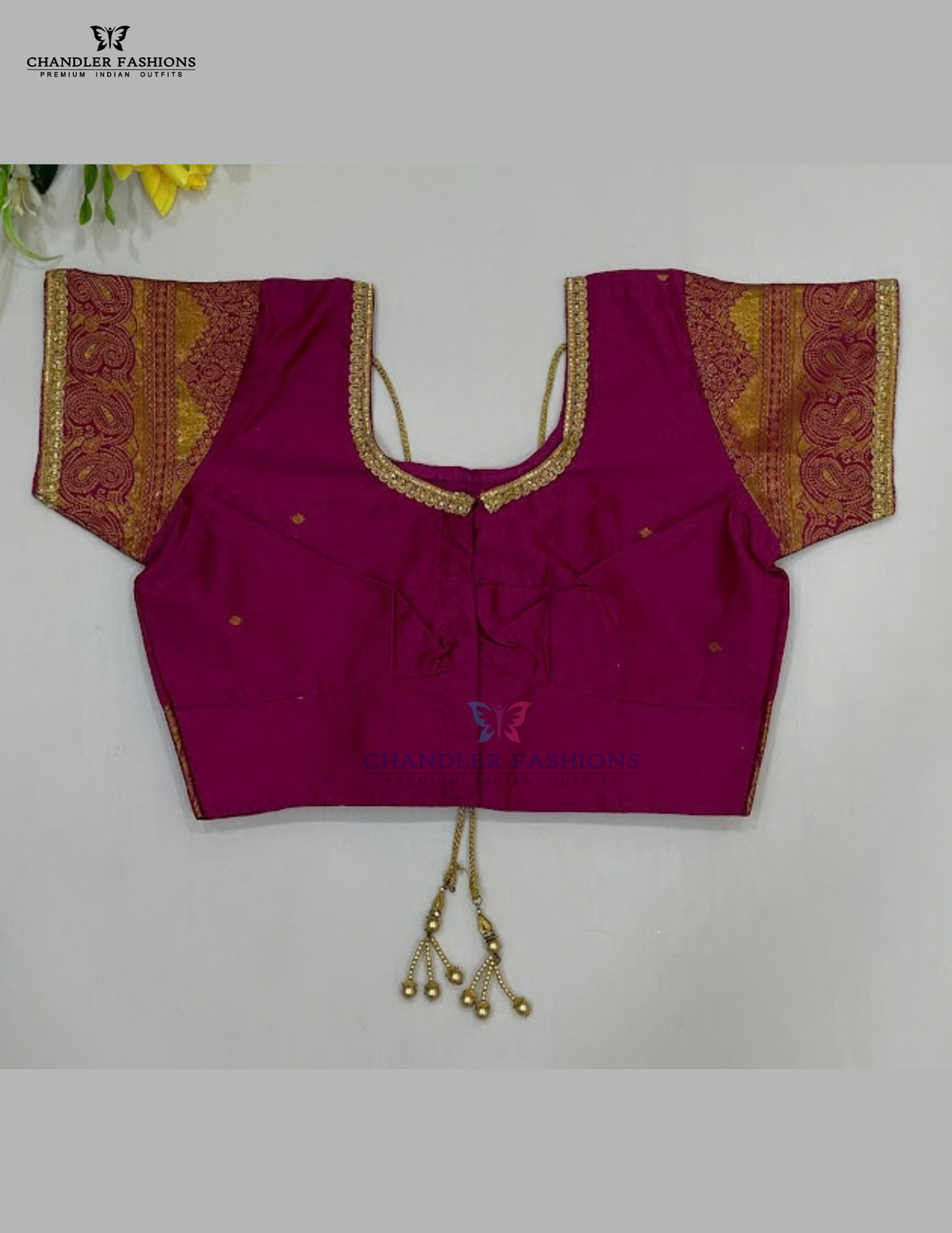 Dark Pink And Green Color Half Saree Set In Tempe