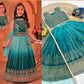 Attractive Teal Green Color Embroidery And Sequins Work Choli Set With Dupatta Near Me