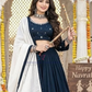 Navy Blue Color Rayon Cotton Mirror Work Chaniya Lehenga Choli Near Me
