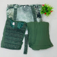 Olive Green Color Georgette Palazzo Suits With Embroidery And Sequins Work In USA