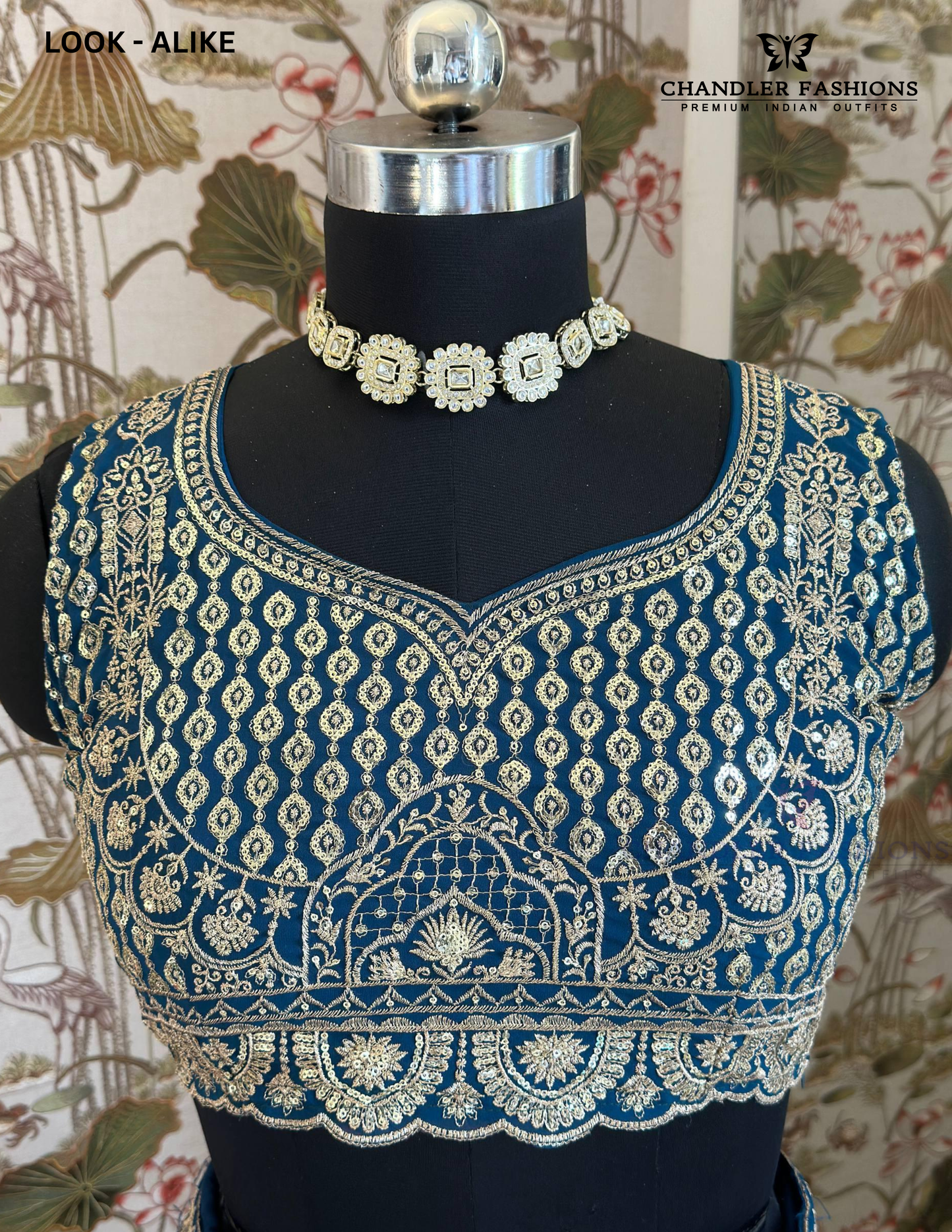 Attractive Blue Choli In Tempe