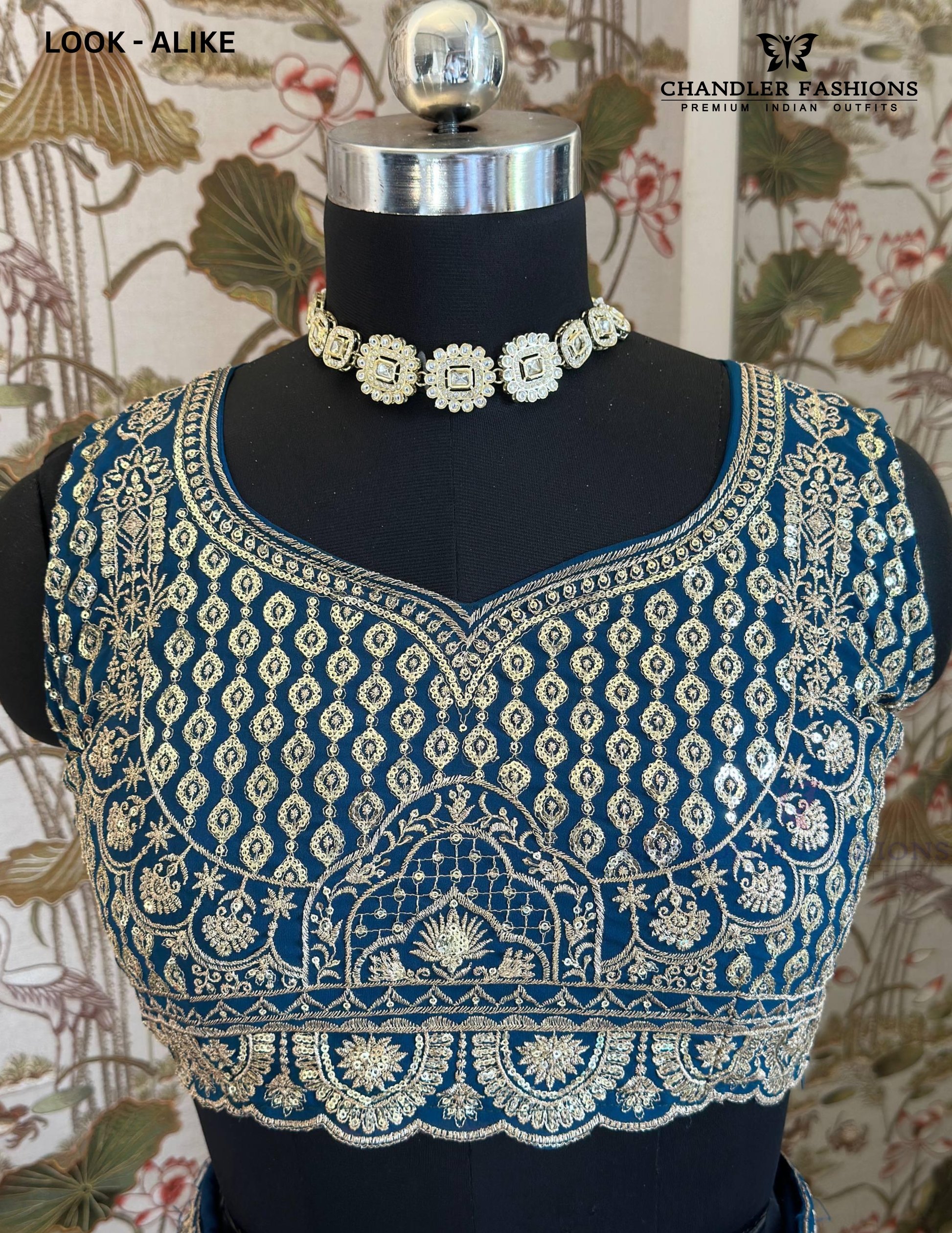 Attractive Blue Choli In Tempe