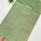 Peach Color Cotton With Zari Work Saree In Mesa