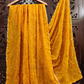 Yellow Color Georgette With Printed And Zari Work Dupatta Near Me