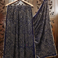 Blue Color Georgette With Printed And Zari Work Dupatta Near Me