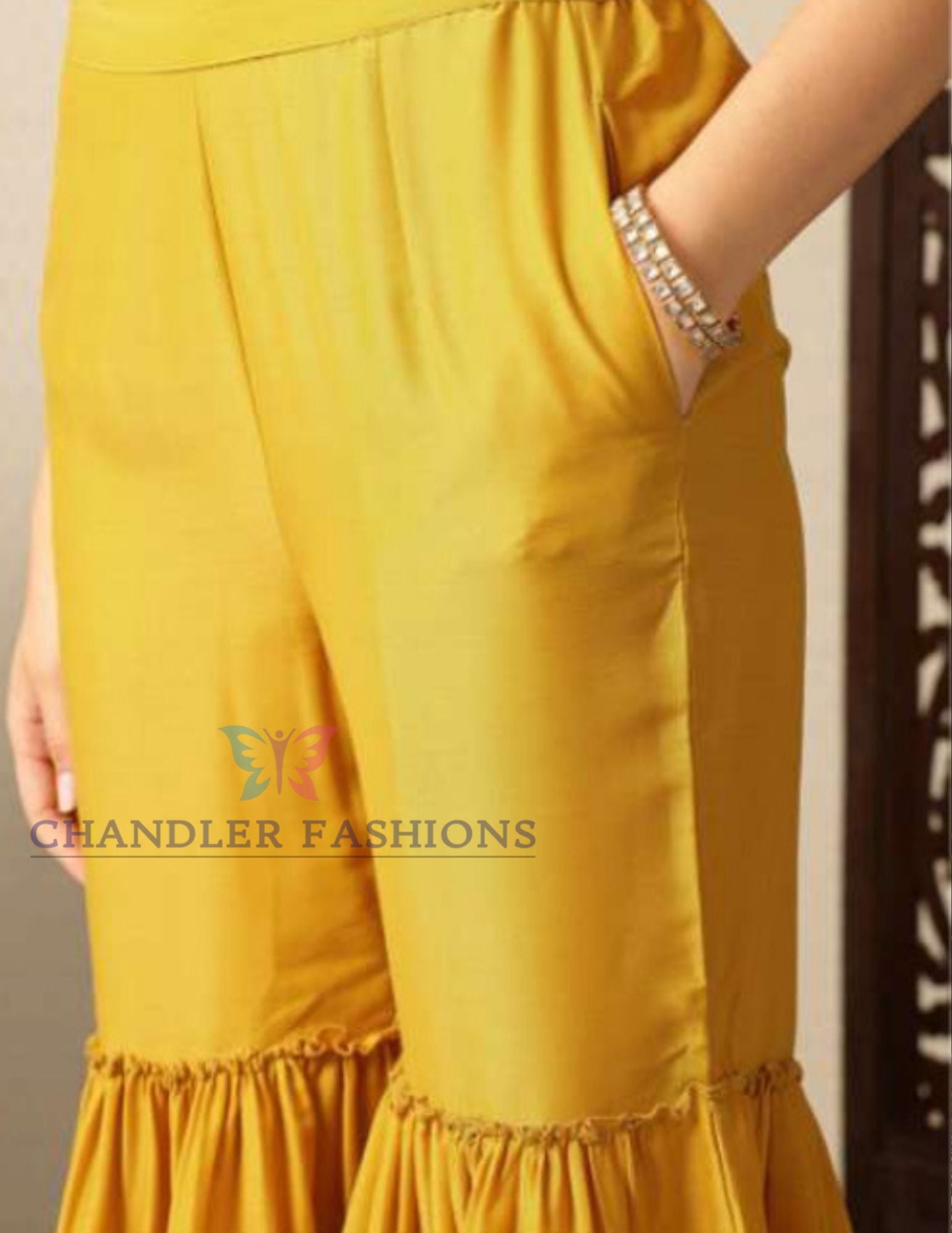 Silk Blend With Embroidery Work Sharara Suits For Women In USA