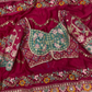 Fabulous Red Color Rangoli Silk With Sequins And Embroidery Work Saree For Women