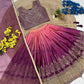 Purple Color Embroidery And Sequins Work In Sedona