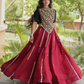 Maroon Color Rayon Cotton With Thread And Multi Mirror Lace Work Chaniya Choli Near Me