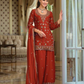 Sequins And Embroidery Work Palazzo Suits In USA