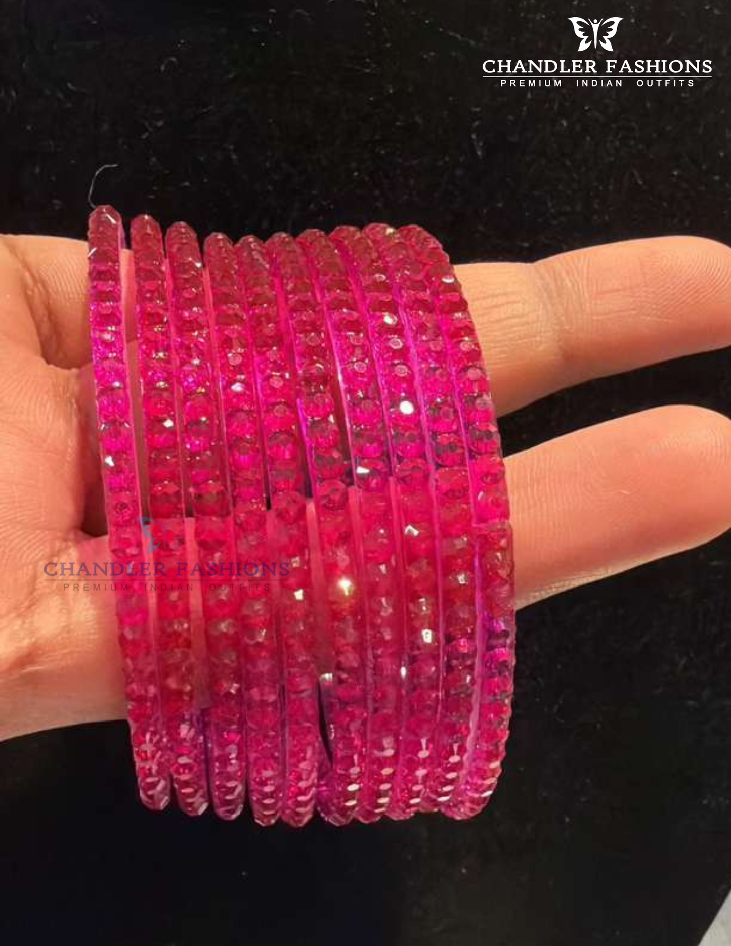 Attractive Multicolor Glass Bangles For Women