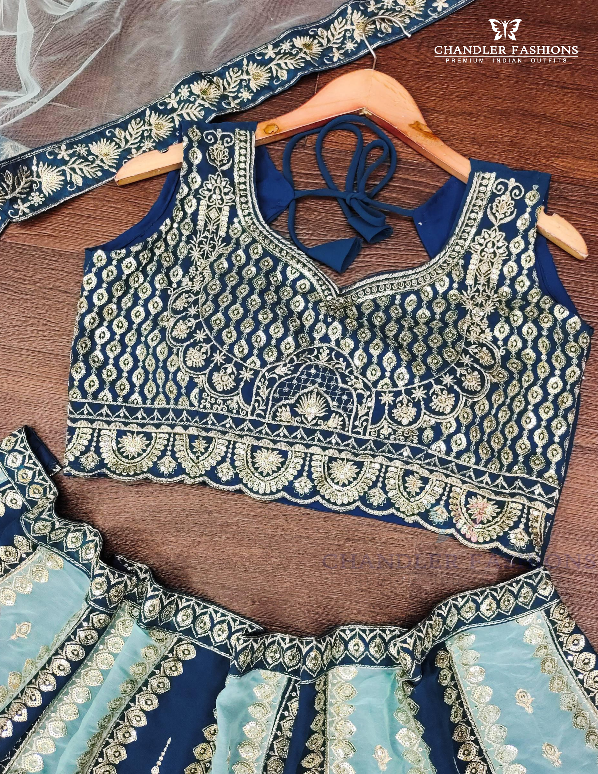 Georgette Lehenga In Yuma