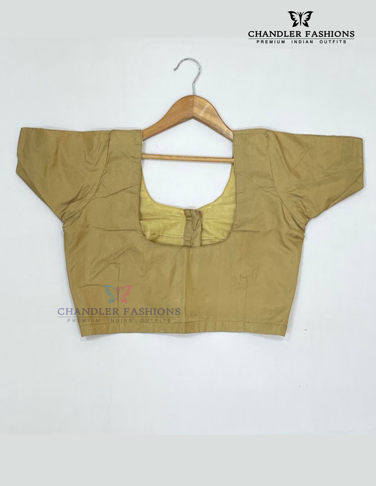 Sandal Color Silk Cotton Blouse Near Me