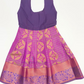Violet And Purple Color Art Silk Langa Set In Tempe